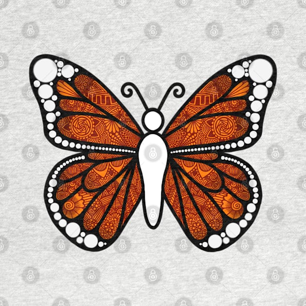 Zentangle Butterfly by MyownArt